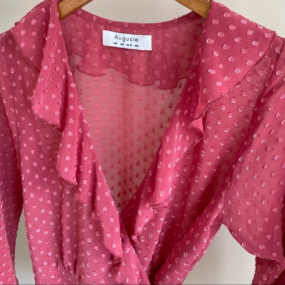 Auguste the Label She Might Be Sweet Ruffle Wrap Top - 2 - Picture 2 of 4